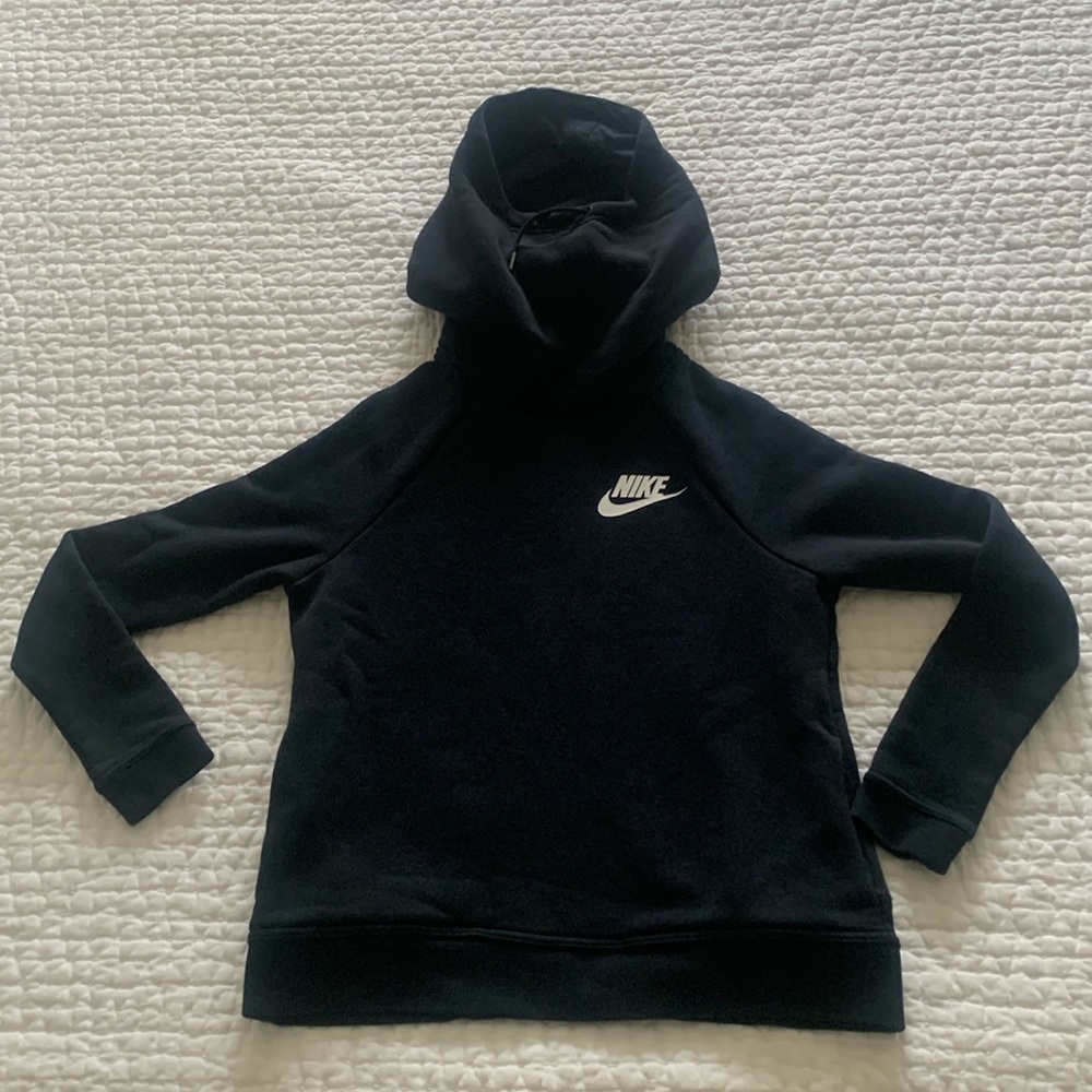 Black Nike funnel neck hoodie